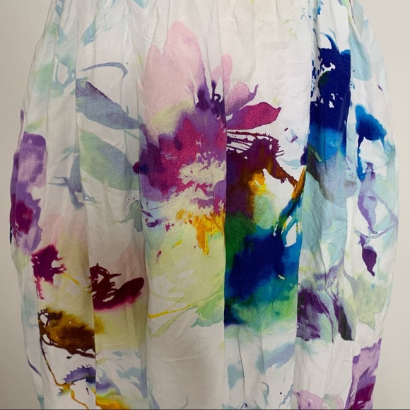 Jams World MIDI Floral Print Tank Dress Small - Picture 4 of 11